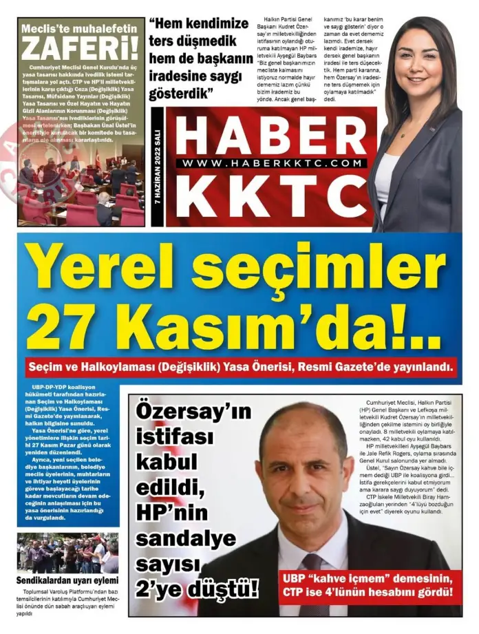 7 Haziran 2022 Salı Gazete Manşetleri 15