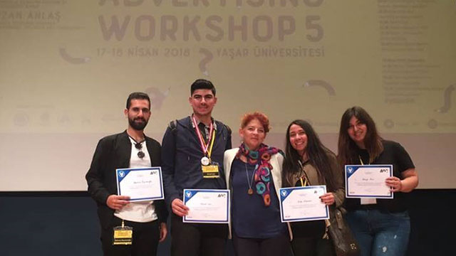 DAÜ öğrencisine Advertising Workshop Reklam Çalıştayı’ndan ikincilik ödülü