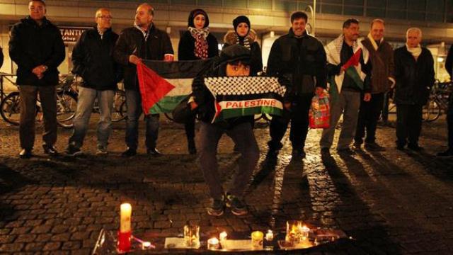 Berlin'de "İsrail" Protestosu