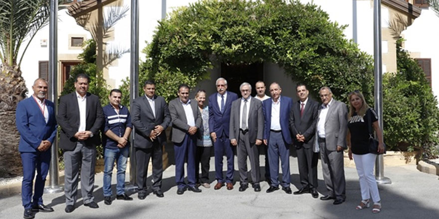 Cumhurbaşkanı Akıncı, Girne ve Ürdünlü Belediye başkanlarını kabul etti