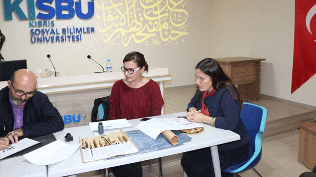 KISBÜ’de “Zamanın Döngüsünde Yazı Sanatı” anlatıldı