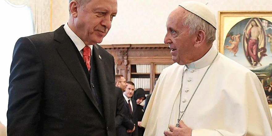 Cumhurbaşkanı Erdoğan, Papa Francis ile Gazze'yi konuştu