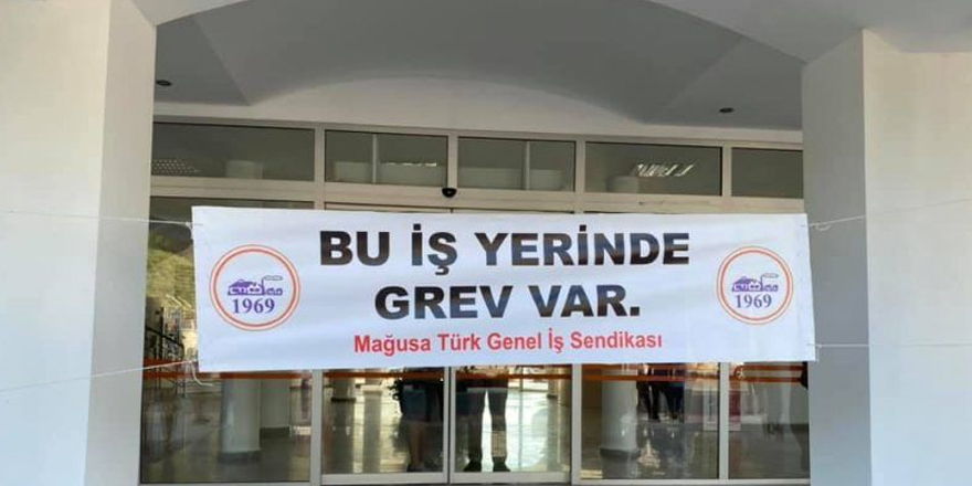 Gazimağusa Belediyesi’nde uyarı grevi!