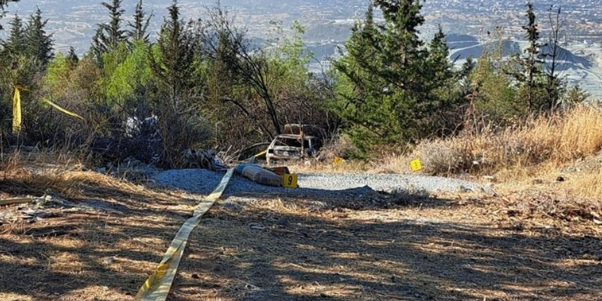 Limasol’da yanan araçta iki kişinin cansız bedeni bulundu