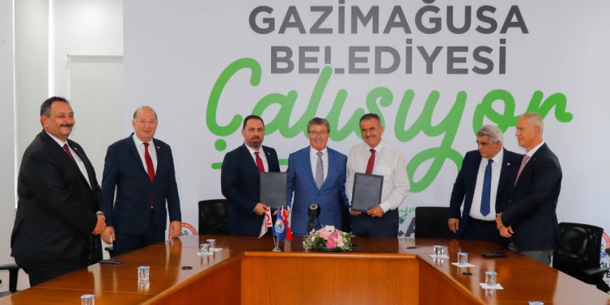 Gazimağusa Limanı ile Anadolu Mahallesi’nin su sorunu çözülüyor